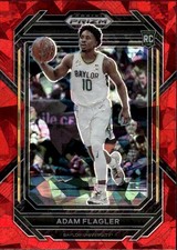 2023 Panini Prizm Draft Picks Adam Flagler #21 Red Ice Baylor Bears 3J