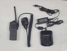 Kenwood TK290 TK-290 VHF Portable Radio with KMC-41 Microphone & KSC-24 Charger