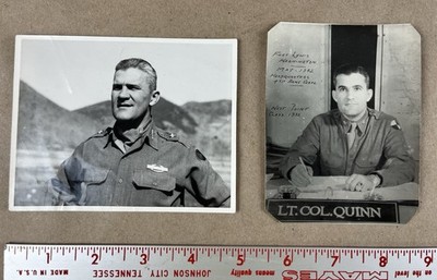 1933 West Point Class LT Gen William Quinn Silver Star 7th ID & IV Corps Photos