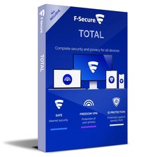 F-Secure Total Security  VPN 2026   1 Device  1 Year  Digital Key