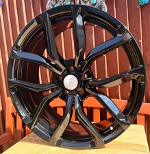 20" LAND ROVER DISCOVERY SPORT L550 GLOSS BLACK SVR2020 DESIGN 8.5J ALLOYS X4