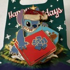 Disney Stitch Happy Holidays Glitter Limited Edition Single Pin on Card — photo 2
