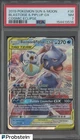 2019 Pokemon Sun & Moon Cosmic Eclipse #38 Blastoise & Piplup GX PSA 7 NM