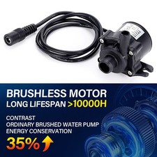 DC 12V Brushless Submersible Water Pump 350l/h Water Pump for Pond/Fountain/Pool