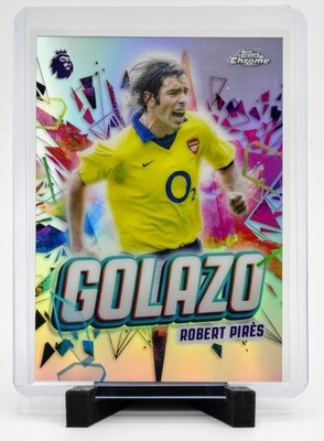 2026 Topps Chrome Premier League Robert Pires #GZ-17 Golazo Arsenal