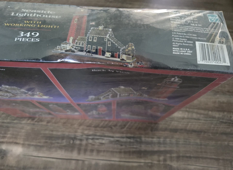 Puzz 3D “Seaside Lighthouse” Americana Collection, 349 Pieces, Box Damage - Image 4 of 4