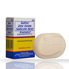 SOAP Sulfur Zinc Oxide Salicylic Acid anti Fungal anti Bacterial Soap 90 Grams