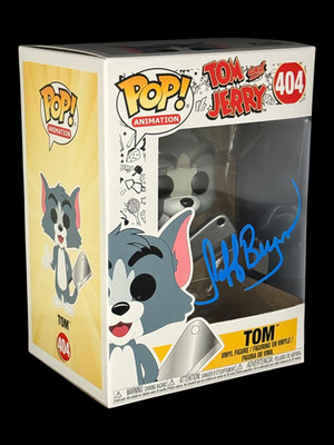 Jeff Bergman signed Tom and Jerry Tom Funko Pop! 404