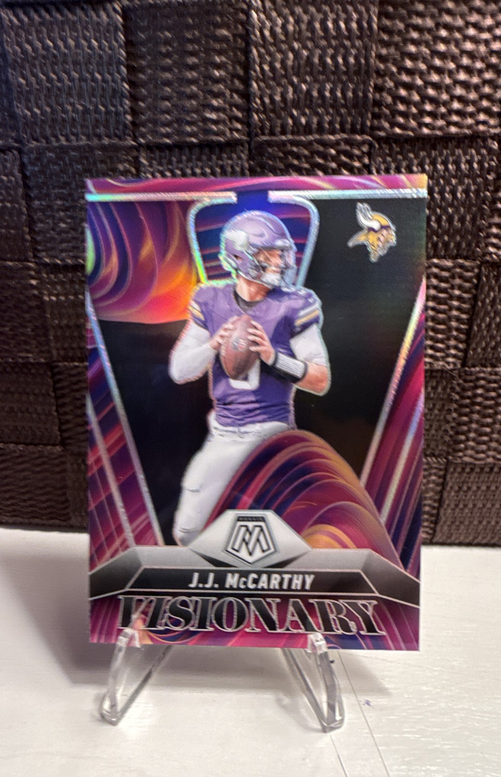 2025 Panini Mosaic - Visionary J.J. McCarthy #15