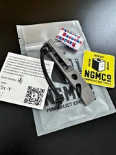 New! Nice Guy Machine Co. NGMC Stubbs “Thirsty” EDC Titanium Pry Bar