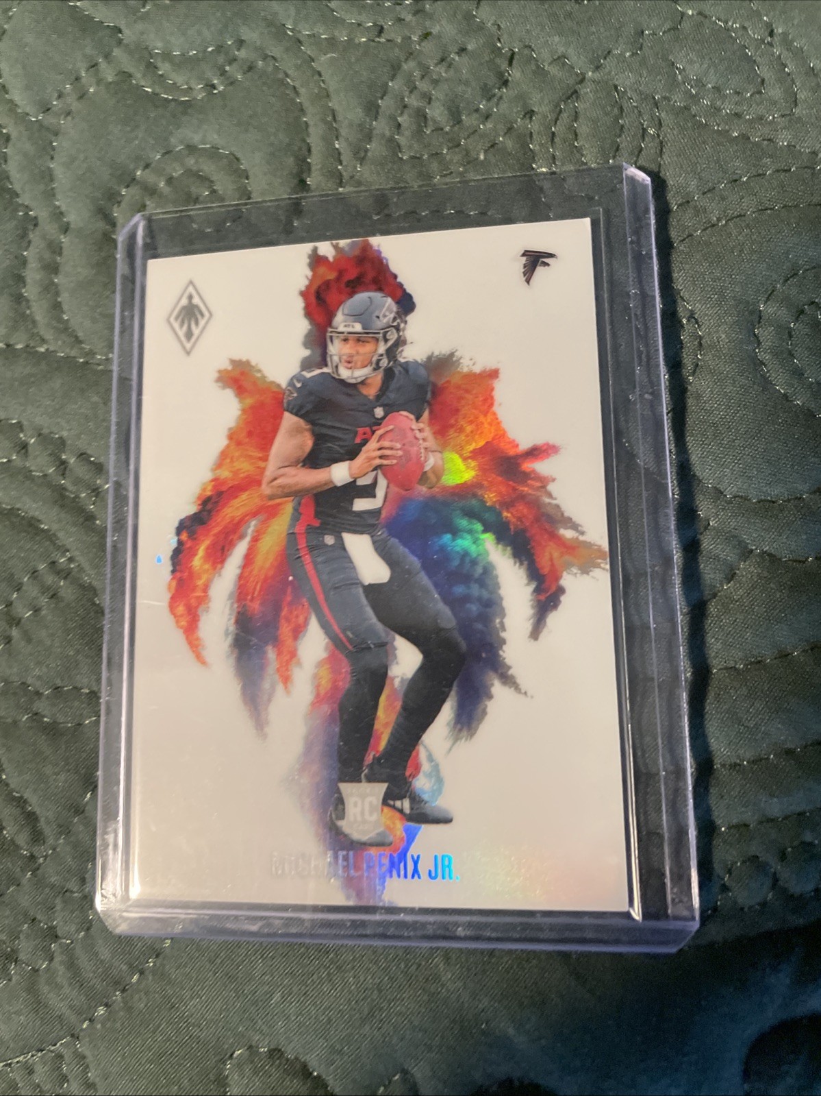 2024 Panini Phoenix Color Blast Michael Penix Jr. #CB-MPJ RC Atlanta Falcons SSP