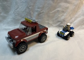 LEGO City Police Pursuit 4437 w/Minifigures 100% Complete 2012 (used)