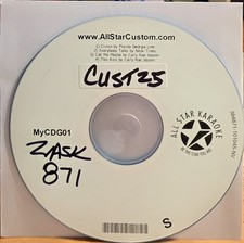 25 ALL STAR CUSTOM KARAOKE LOT WIRTZ