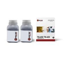 2Pk LTS TN450 TN420 Black Toner Refill Kit Co...
