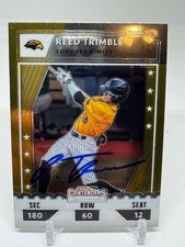 2021 Panini Elite Extra Edition College Ticket Optic Reed Trimble #CTO-RT SIGNED