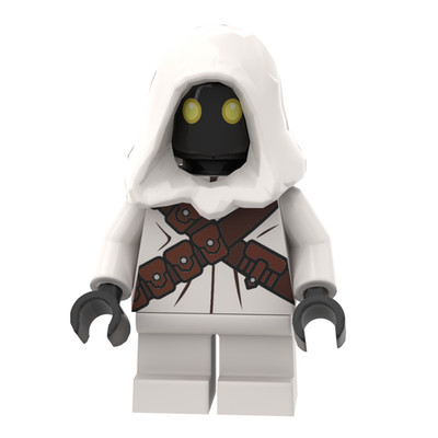 Custom Minifigur: SW White Scrap Trader