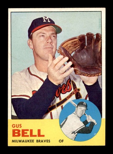 1963 Topps #547 Gus Bell NM/NM+ X3409138