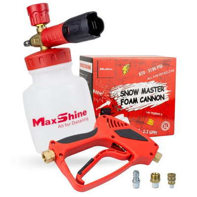 #ad Pressure Washer Car Wash Starter Kit – Cannon amp; Short Gun – 35oz Foam Cannon... $163.16