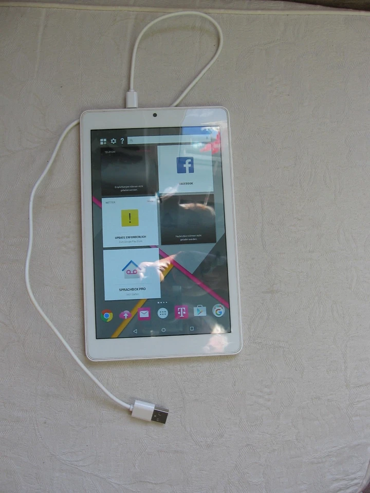 Telekom Puls Tablet Wireless weiß 8 Zoll 16 GB plus 16 GB Speicherkarte g. Zust. - Bild 4 von 4