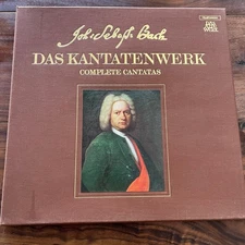 J.S. Bach Das Kantatenwerk Complete Cantatas Vol 5 LP Box Set 1972 Telefunken 