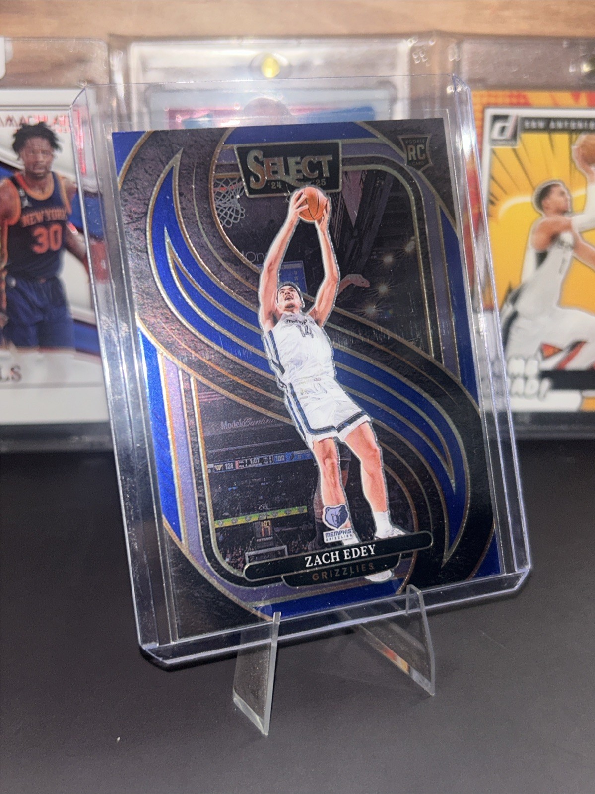 ZACH EDEY RC Blue Retail Prizm #192 2024-25 Select Grizzlies Rookie