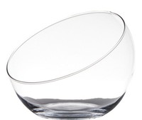 Inna-Glas Dekoschale Nelly Earth Aus Glas, Recycelt, Klar, 10Cm, Ø12,5Cm