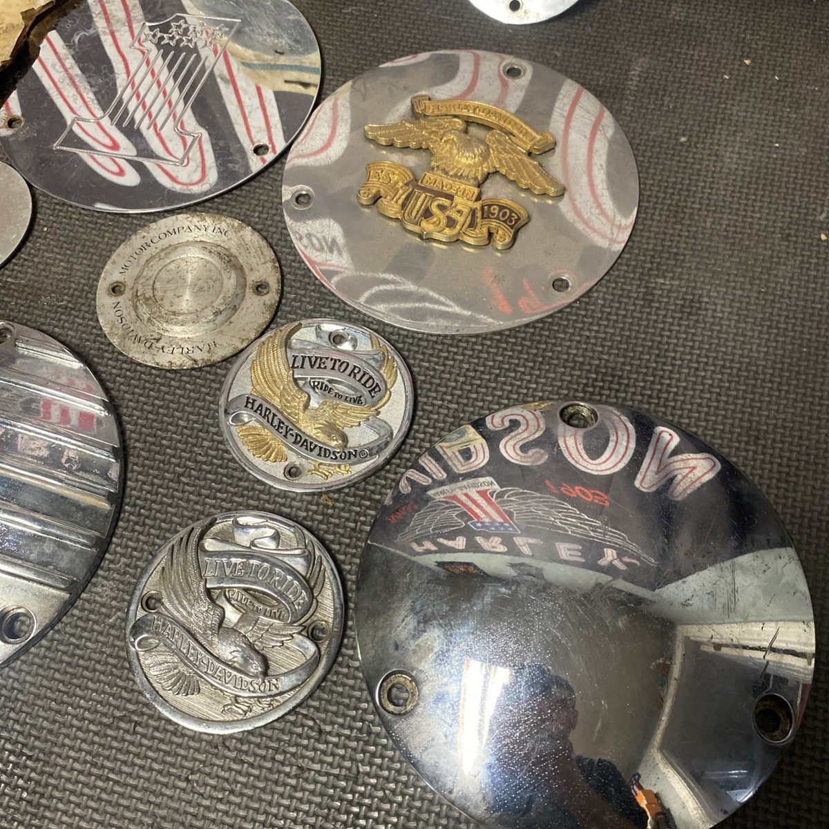 1970-98 Harley Derby Cover Primary Shovelhead Ironhead EVO Points
