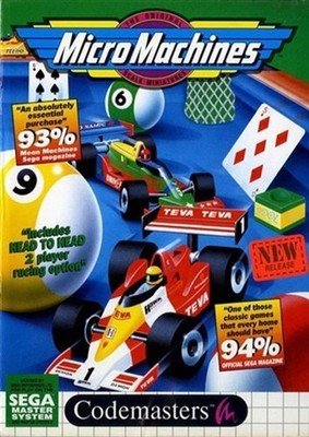 Micro Machines - Sega Master System Software Action Racing Videospiel OVP