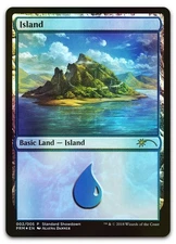 Island (Alayna Danner) #2 (Foil) (LP) Standard Showdown SSP Magic MTG