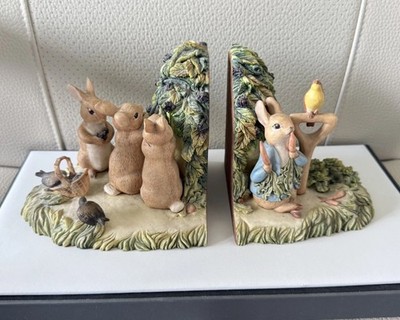 Sammlerstück Beatrix Potter Peter Rabbit Charpente Frederick Warne Buchstützen 1993