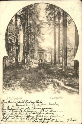 Marienbad Tschechien Boehmen Waldquelle Böhmen