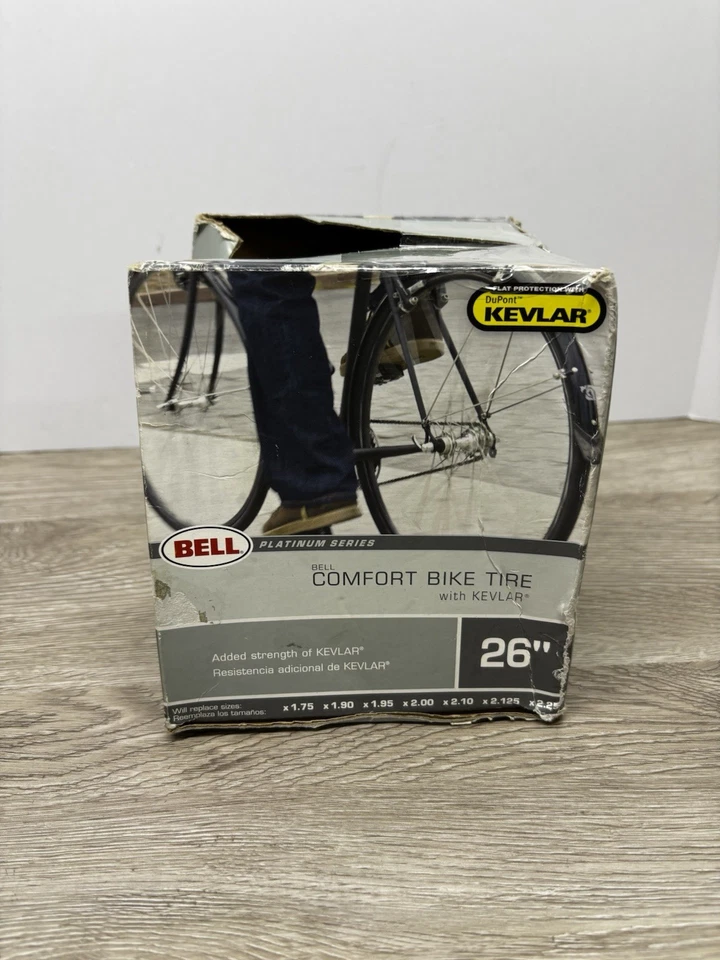 Defensa de neumáticos de bicicleta Bell 26" Comfort con Kevlar 26 x 1,75-2,25 RESISTENTE A PINCHAZOS Foto 2 de 4