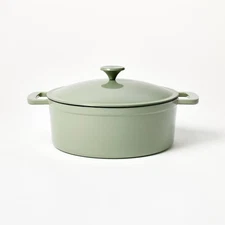 5.5qt Enamel Dutch Oven Sage Green - Figmint