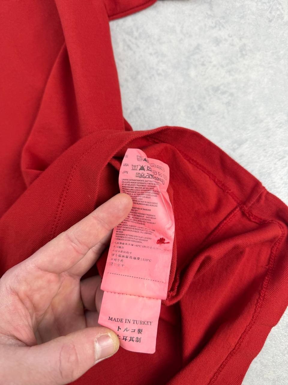 Stone Island Coral Polo Shirt Slim Fit Size L 100% Cotton Duties Paid (USA) thumbnail 7