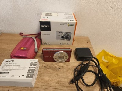 Sony DSC-W830 Schwarz Digital Camera Digicam 20.1 MP Compact