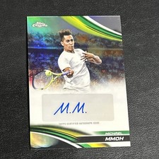 2025 Topps Chrome Tennis Michael Mmoh Refractor Auto