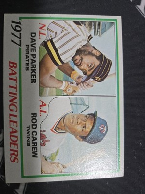1978 Topps - League Leaders Rod Carew, Dave Parker #201