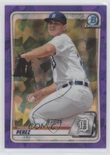 2020 Bowman Chrome Sapphire Edition Purple 2/20 Franklin Perez #BCP-63 02lv