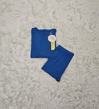 Little Sleepies OG COBALT BLUE RIBBED Two Piece Pajamas SIZE 16 NWT NEW
