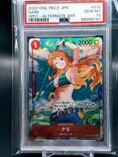 2022 ONE PIECE JPN OP01-ROMANCE DAWN ALTERNATE ART #016 NAMI PSA 10
