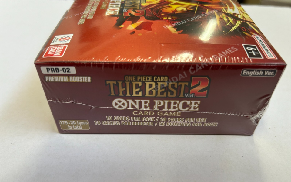 prb-02 booster box PRB-02PREMIUM THE BEST Vol.2 Booster TCG & CASEFactory Includes special DON One Piece Trading Card Game