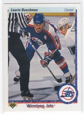 -1990-91 Upper Deck Laurie Boschman Winnipeg Jets #103