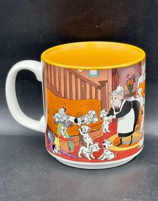 Seltene Vintage Walt Disney Classics 101 Dalmatiner Keramik Tasse Made In England