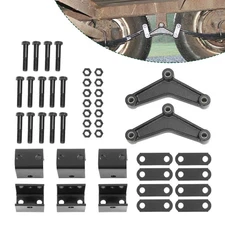 New Tandem Trailer Axle Shackle Kit Heavy Duty Steel for Double Eye Spring US