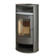 Schwedenofen Stahl Thermia Olympus V1 gussgrau 7KW Holzofen Kamin Ofen Kaminofen