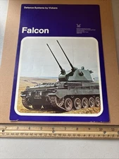 VTG 1977 Falcon Anti-Aircraft Gun System Defence Systems by Vickers Brochure