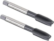 M10 x 1.5 Spiral Point Threading Tap, H2 Tolerance High Speed Steel TICN Coated,