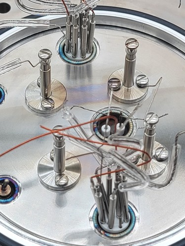 ASA-4 Multi-HIGH VACUUM Instrumentation Flange (Dual 10-Pin, BNC & High-Current)