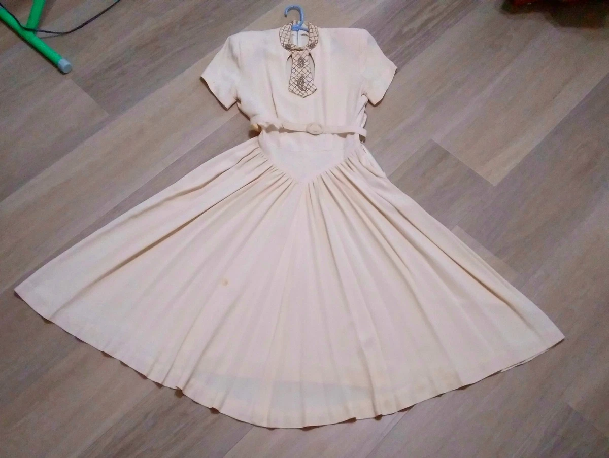 Ivory Vintage Dresses for Women for sale | eBay