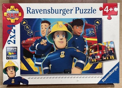 2 x 24 Pieces Jigsaw Puzzle, RAVENSBURGER, ''Sam hilft dir in der Not''